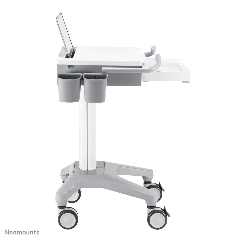 Neomounts MED-M200 Medisch mobiel werkstation 10-17" - gasveer - vergrendelbaar